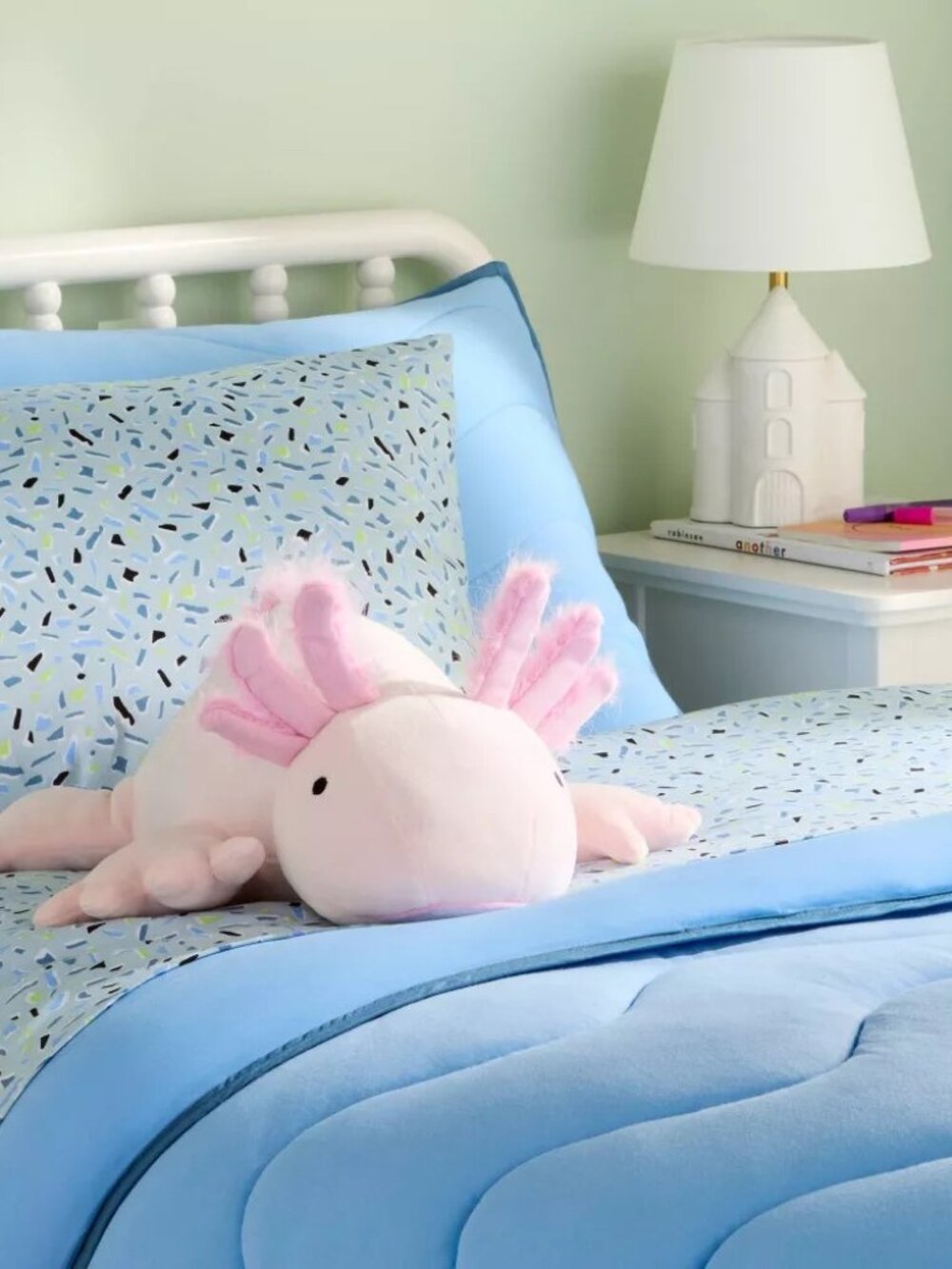 NWT! Target Pillowfort Weighted Axolotl Plush Pink Sensory‎ Stuffed